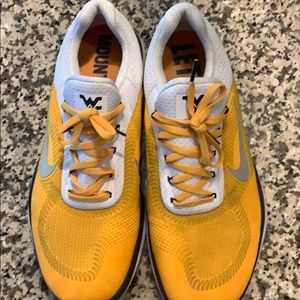 Nike WVU Tennis shoes- “Let’s Go”